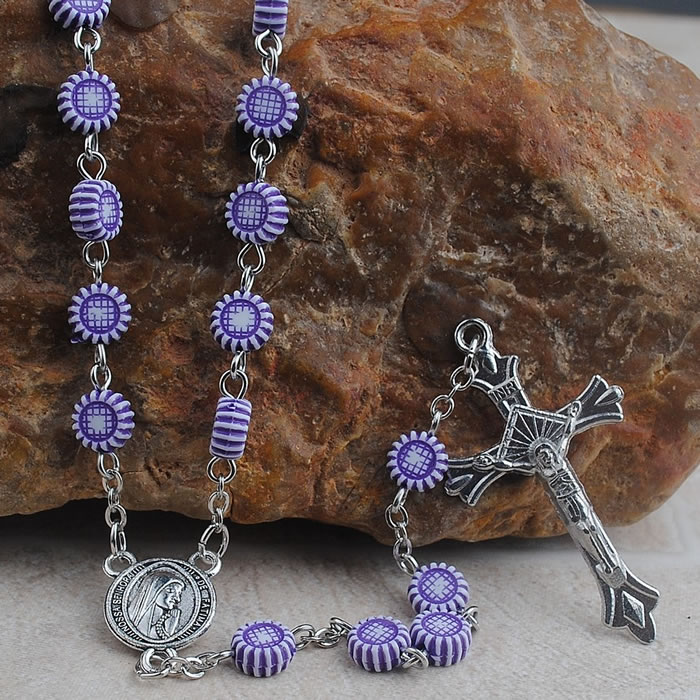 ,plastic beads rosary